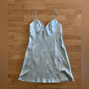 Princess Polly Light Blue Floral Dress